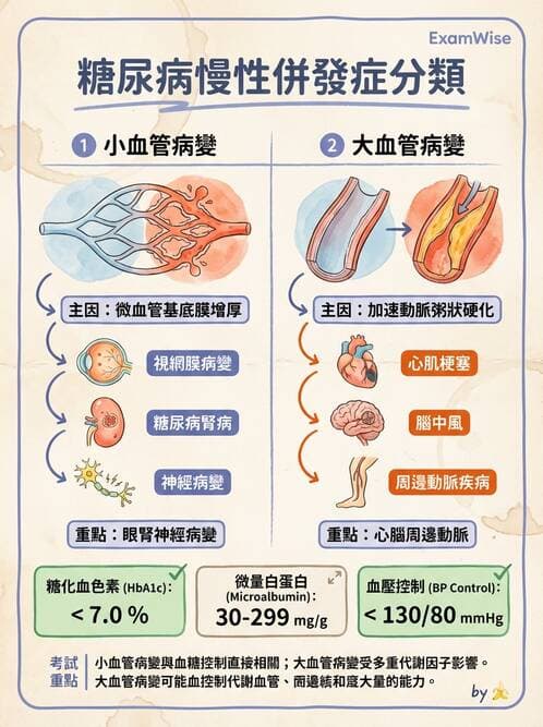 護理師 - 糖尿病併發症護理 - AI 圖文解析預覽