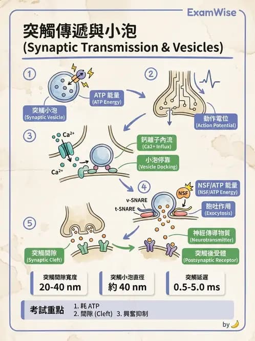 物治 - 神經系統生理 - AI 圖文解析預覽
