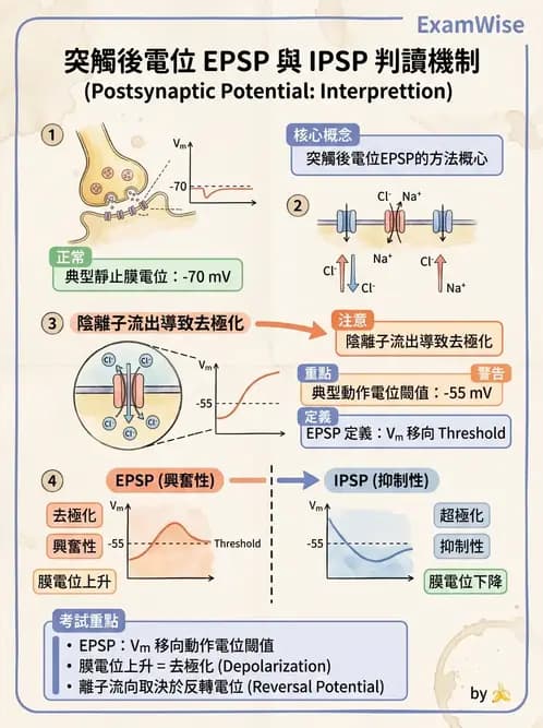 物治 - 神經系統生理 - AI 圖文解析預覽