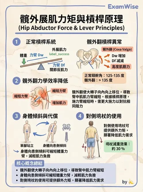 物治 - 髖關節肌動學與生物力學 - AI 圖文解析預覽