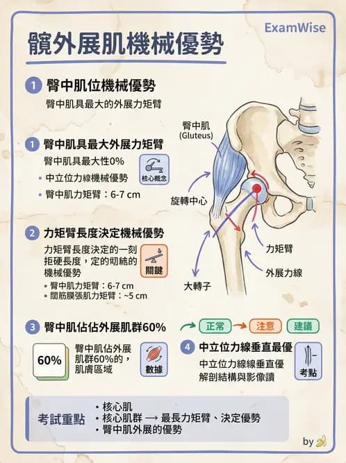 物治 - 髖關節肌動學與生物力學 - AI 圖文解析預覽
