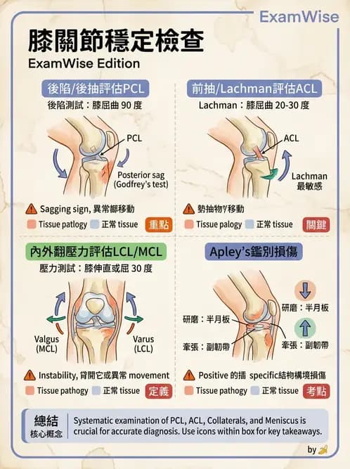 物治 - 膝關節韌帶與半月板損傷 - AI 圖文解析預覽