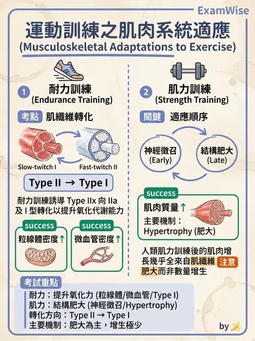 物治 - 運動生理學與能量代謝 - AI 圖文解析預覽