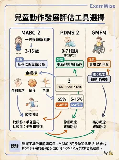 物治 - 小兒評估工具與心理計量 - AI 圖文解析預覽