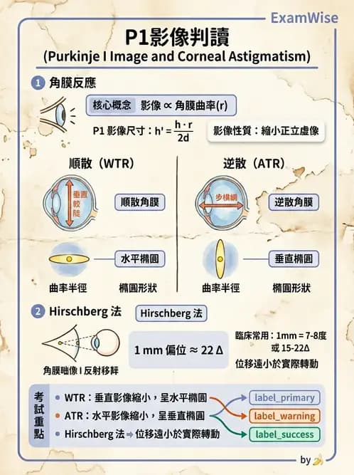 驗光師 - 驗光與測量方法 - AI 圖文解析預覽