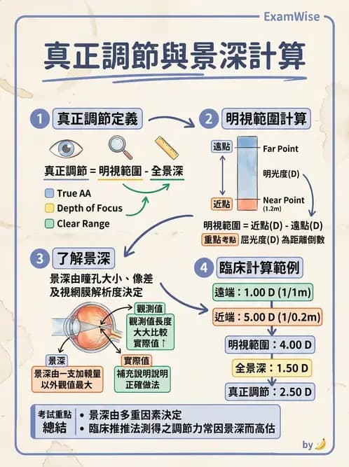 驗光師 - 景深、加入度與老花矯正 - AI 圖文解析預覽