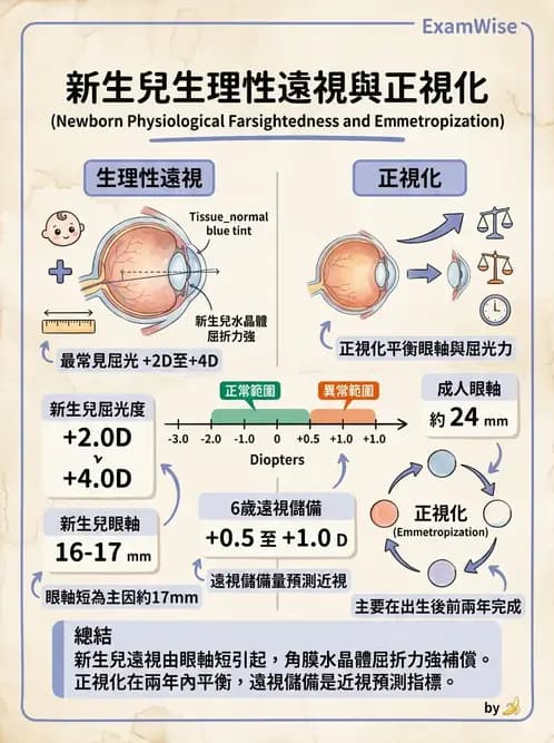 驗光師 - 屈光不正與近視遠視 - AI 圖文解析預覽