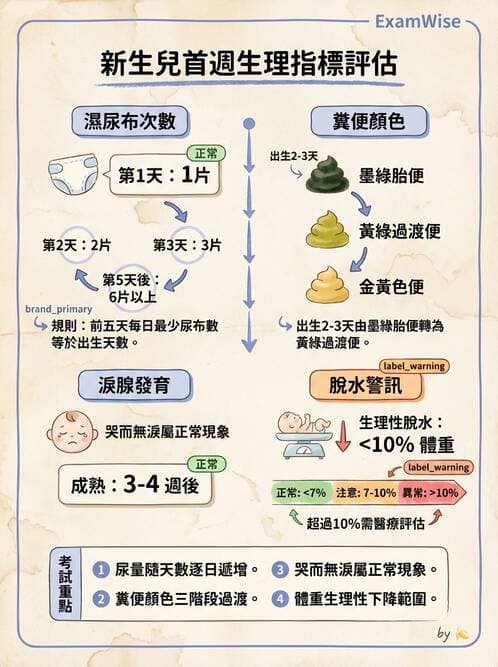 護理師 - 新生兒日常照護與篩檢 - AI 圖文解析預覽