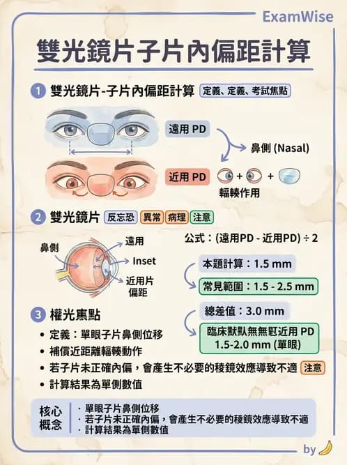 驗光師 - 雙光鏡片 - AI 圖文解析預覽