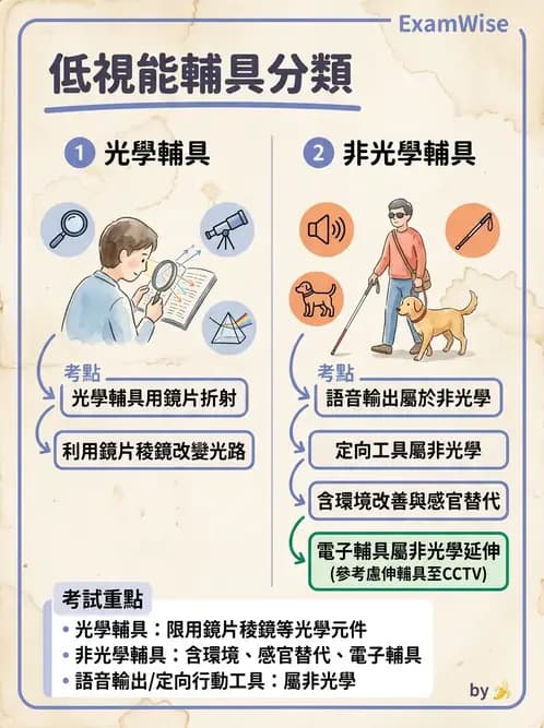 驗光師 - 定向行動與輔具社會資源 - AI 圖文解析預覽