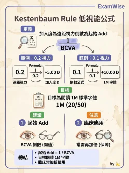 驗光師 - 放大原理與近距離光學計算 - AI 圖文解析預覽