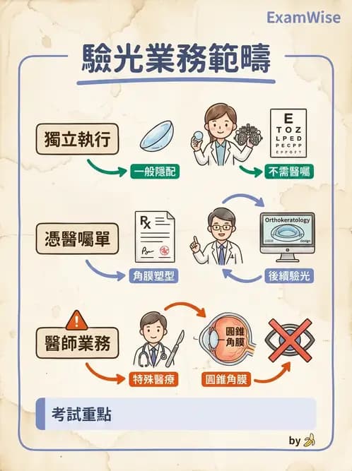 驗光師 - 業務範圍與轉介 - AI 圖文解析預覽