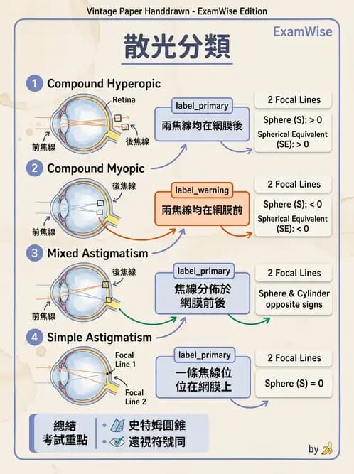 驗光師 - 散光分類與臨床判讀 - AI 圖文解析預覽
