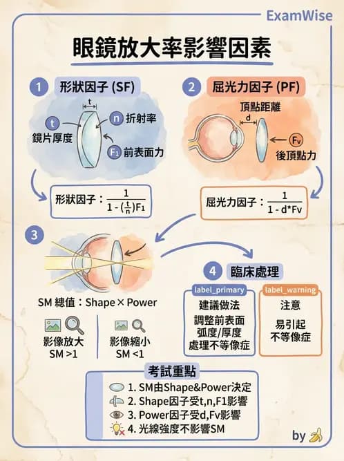驗光師 - 鏡片放大率、材質與特殊鏡片 - AI 圖文解析預覽