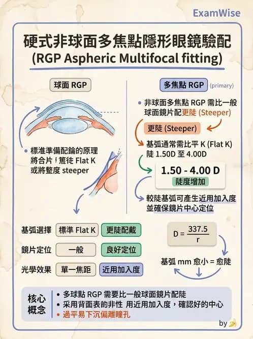 驗光師 - 老花隱形眼鏡驗配 - AI 圖文解析預覽
