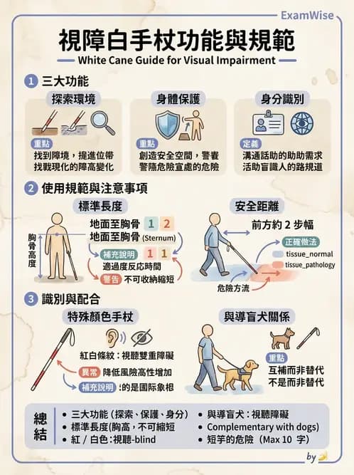 驗光師 - 定向行動與輔具社會資源 - AI 圖文解析預覽