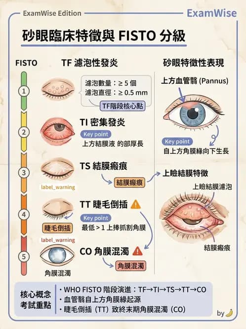 驗光師 - 感染性角結膜炎 - AI 圖文解析預覽