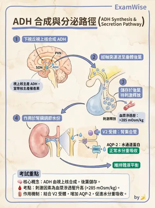 護理師 - 內分泌系統 - AI 圖文解析預覽