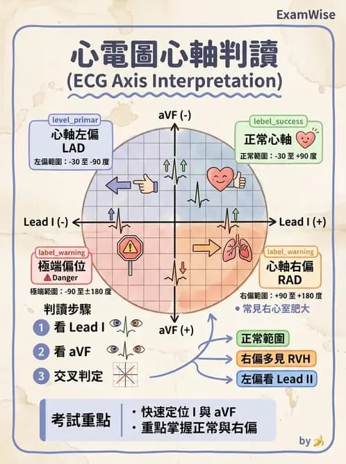 醫檢師 - 心電圖基礎與判讀 - AI 圖文解析預覽