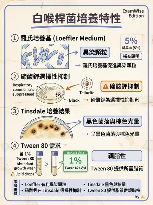 醫檢師 - 鏈球菌與其他革蘭氏陽性桿菌 - AI 圖文解析預覽