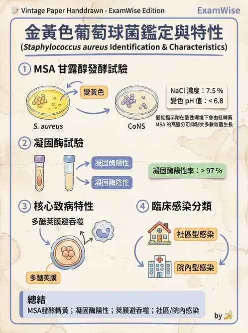 醫檢師 - 葡萄球菌與腸球菌 - AI 圖文解析預覽