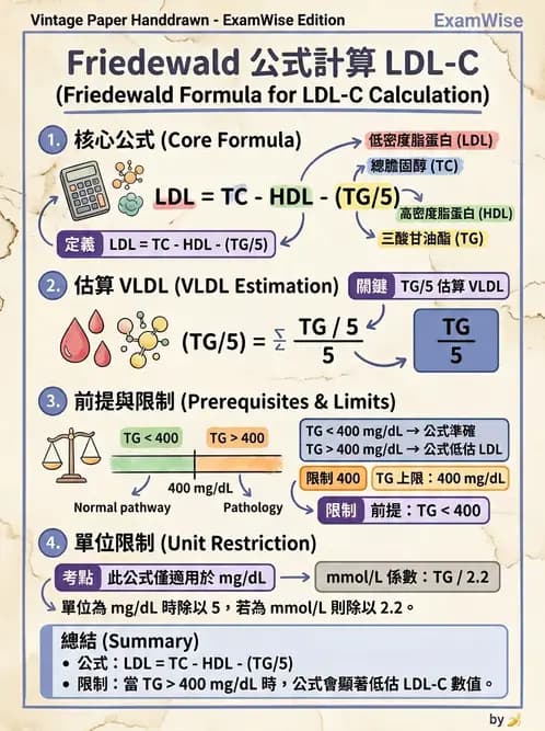 醫檢師 - 脂蛋白分類與臨床應用 - AI 圖文解析預覽