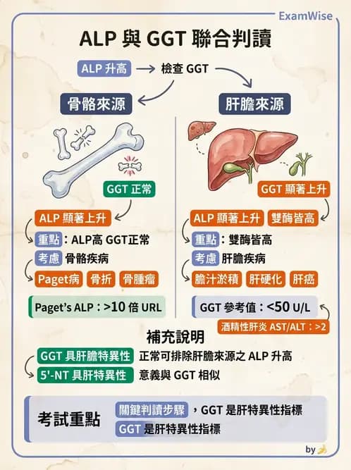 醫檢師 - 肝臟機能與胰臟酵素 - AI 圖文解析預覽