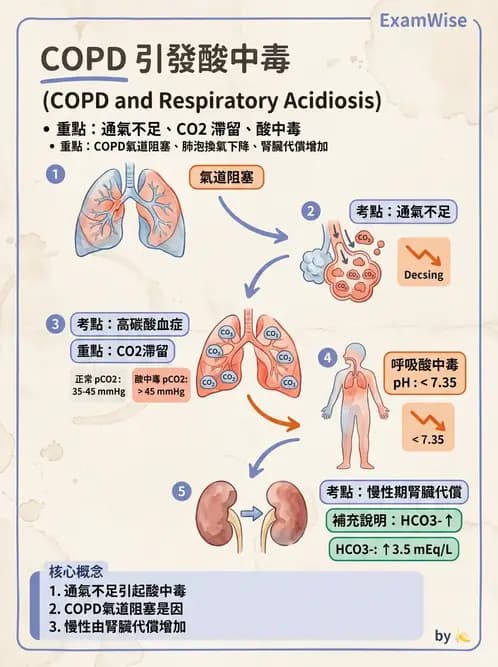 醫檢師 - 血液氣體分析及酸鹼平衡 - AI 圖文解析預覽