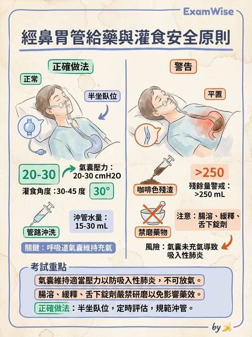 護理師 - 給藥原則與口服給藥 - AI 圖文解析預覽