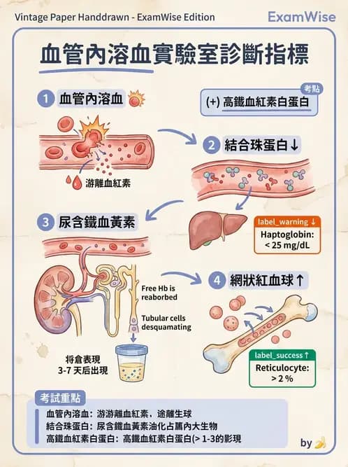 醫檢師 - 溶血性貧血與血色素病變 - AI 圖文解析預覽