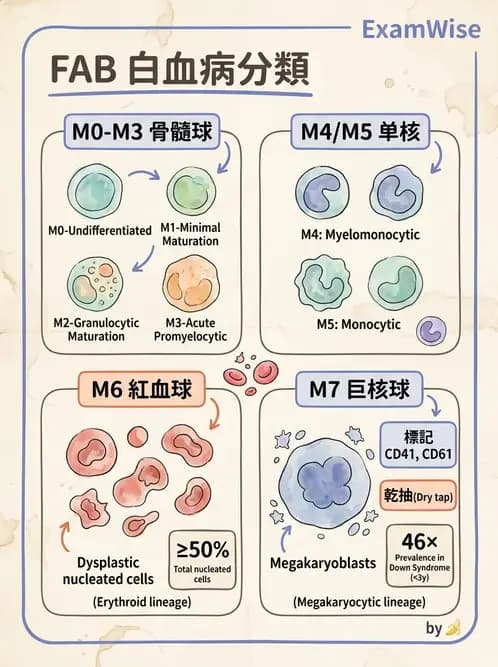 醫檢師 - 急性白血病 - AI 圖文解析預覽