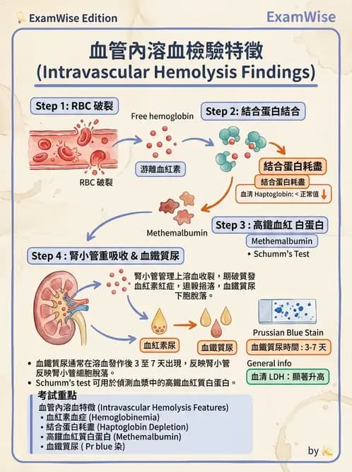 醫檢師 - 溶血性貧血與血色素病變 - AI 圖文解析預覽