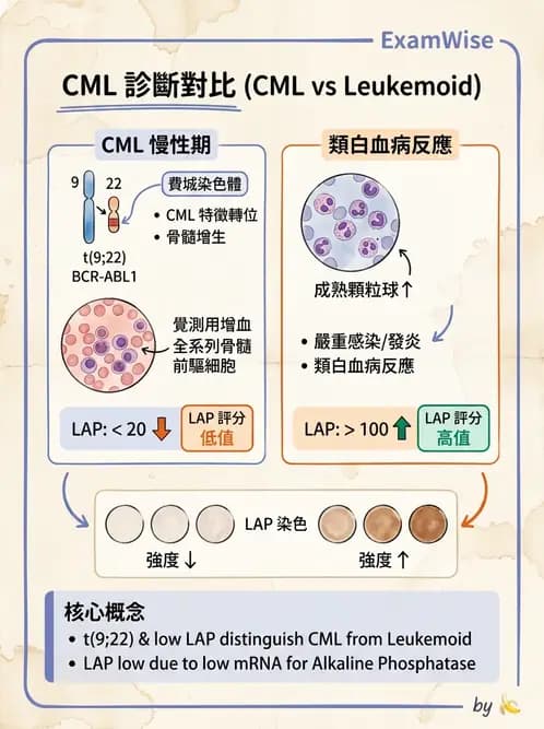 醫檢師 - 慢性血液腫瘤與骨髓增生疾患 - AI 圖文解析預覽