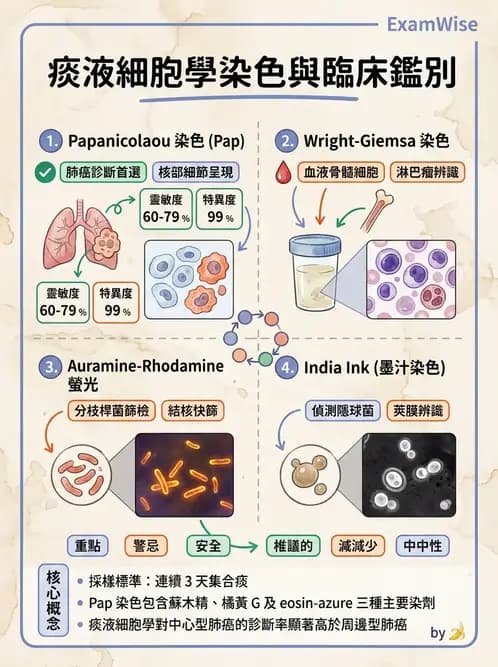 醫檢師 - 痰液一般鏡檢 - AI 圖文解析預覽