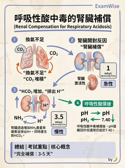醫檢師 - 血液氣體分析及酸鹼平衡 - AI 圖文解析預覽