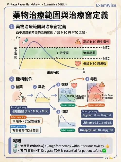 醫檢師 - 治療藥物監測與毒物學 - AI 圖文解析預覽