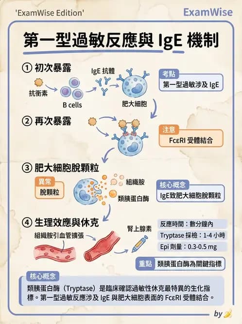 醫檢師 - 過敏反應及測試法 - AI 圖文解析預覽