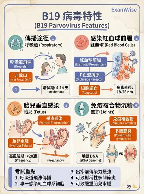 醫檢師 - 細小病毒與多瘤病毒 - AI 圖文解析預覽