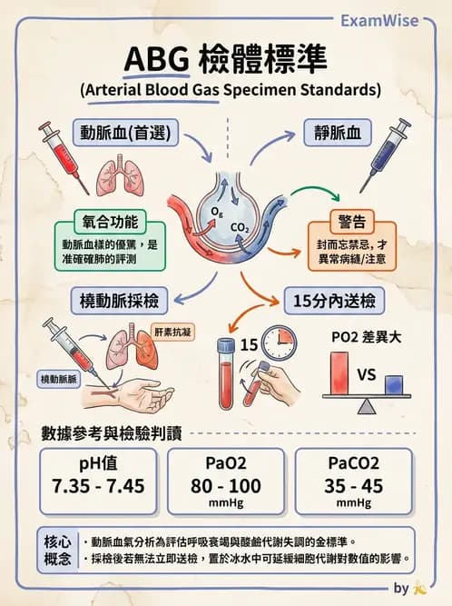 醫檢師 - 血液氣體分析 - AI 圖文解析預覽
