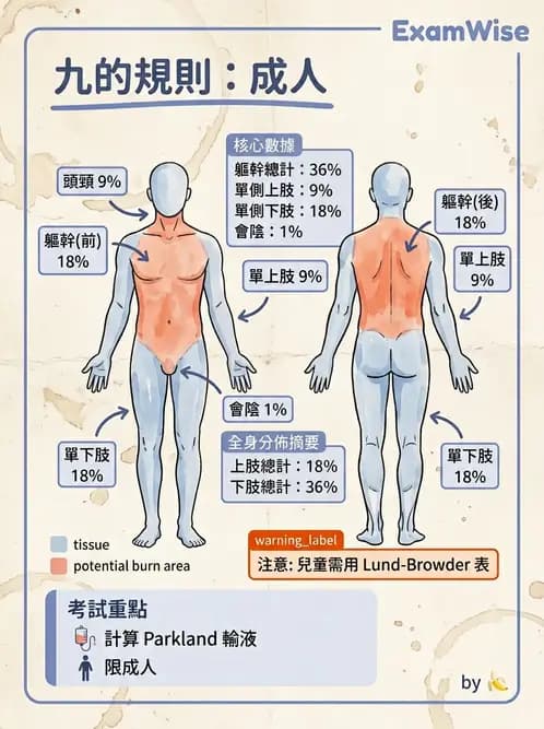 醫檢師 - 物理和化學傷害及營養疾病 - AI 圖文解析預覽