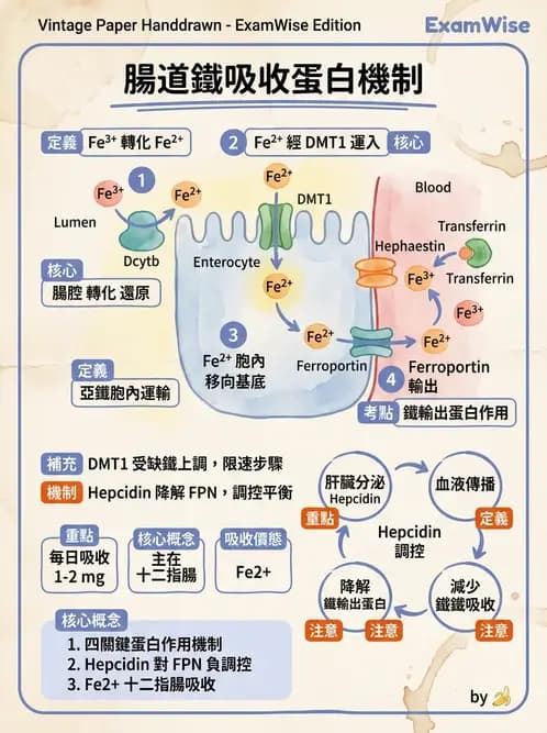 醫檢師 - 貧血診斷與營養缺乏性貧血 - AI 圖文解析預覽
