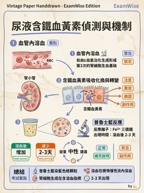 醫檢師 - 溶血性貧血與血色素病變 - AI 圖文解析預覽
