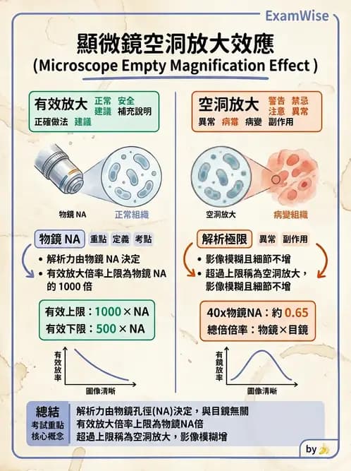 醫檢師 - 顯微鏡原理與操作 - AI 圖文解析預覽