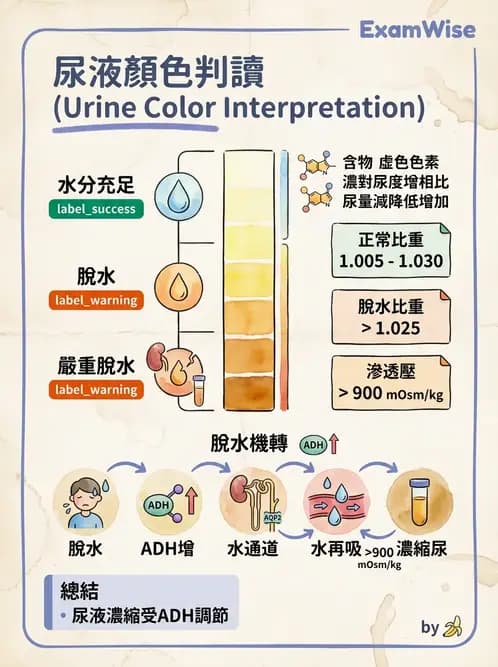 醫檢師 - 尿沉渣鏡檢與物理檢查 - AI 圖文解析預覽
