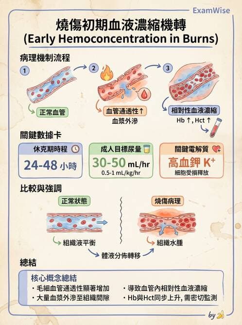 護理師 - 燒傷護理 - AI 圖文解析預覽