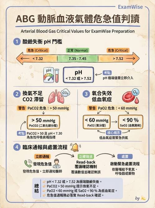 護理師 - 呼吸衰竭與胸腔護理 - AI 圖文解析預覽