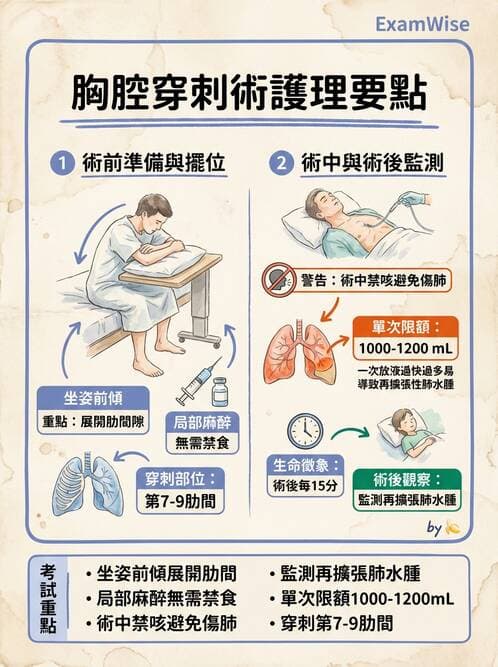 護理師 - 呼吸衰竭與胸腔護理 - AI 圖文解析預覽