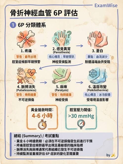 護理師 - 骨折與牽引護理 - AI 圖文解析預覽