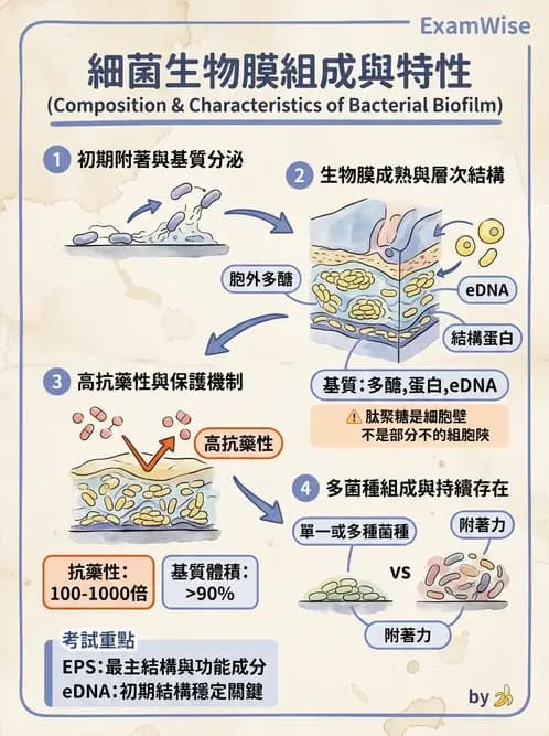 醫檢師 - 實驗室安全與微生物特性 - AI 圖文解析預覽