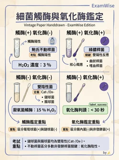 醫檢師 - 奈瑟菌與挑剔性革蘭氏陰性菌 - AI 圖文解析預覽